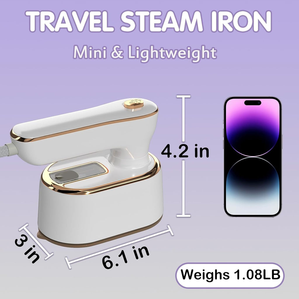 Compact Travel Steamer Iron